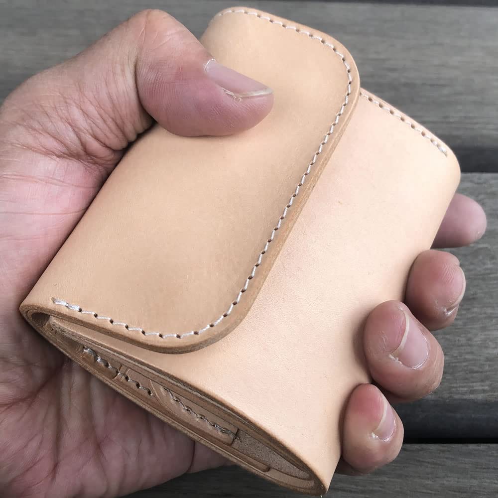 オーダー品　コンパクト財布　ナチュラル Amazon | [LEVEL7] 【日本製/受注生産品】 財布 コンパクト ミニ